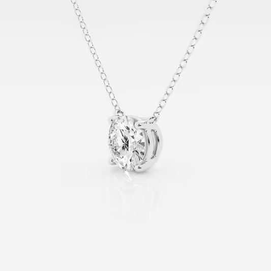 Vault 1 ctw Lab Grown Solitaire Pendant