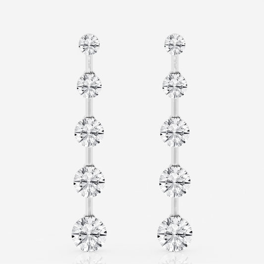 Vault 2ctw Lab Diamond Drop Earrings