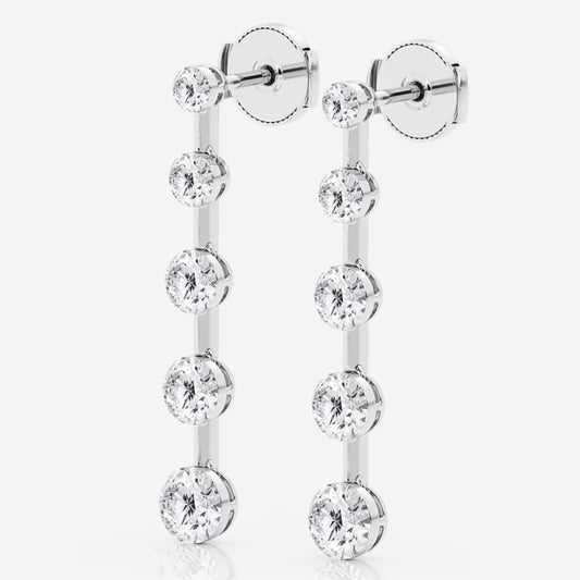 Vault 2ctw Lab Diamond Drop Earrings