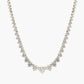 Graduated Lab Grown Diamond Eternity Necklace