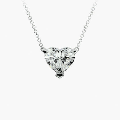 Heart Cut Diamond Pendant