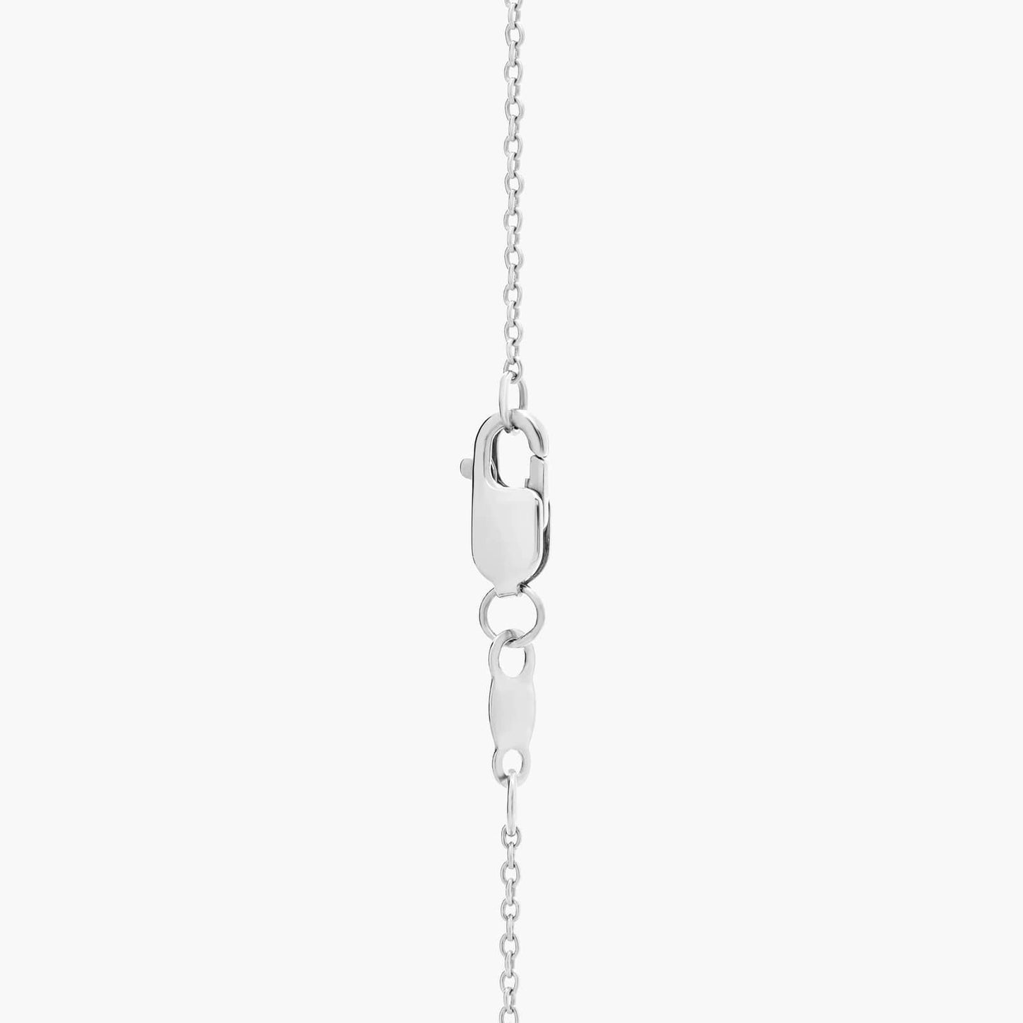 Lab Grown Diamond Pear Cut Floating Solitaire Pendant