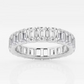 Vault Lab Grown Emerald Cut Eternity Band Diamond