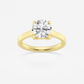 Vault 4 Prong Solitaire Engagement Ring