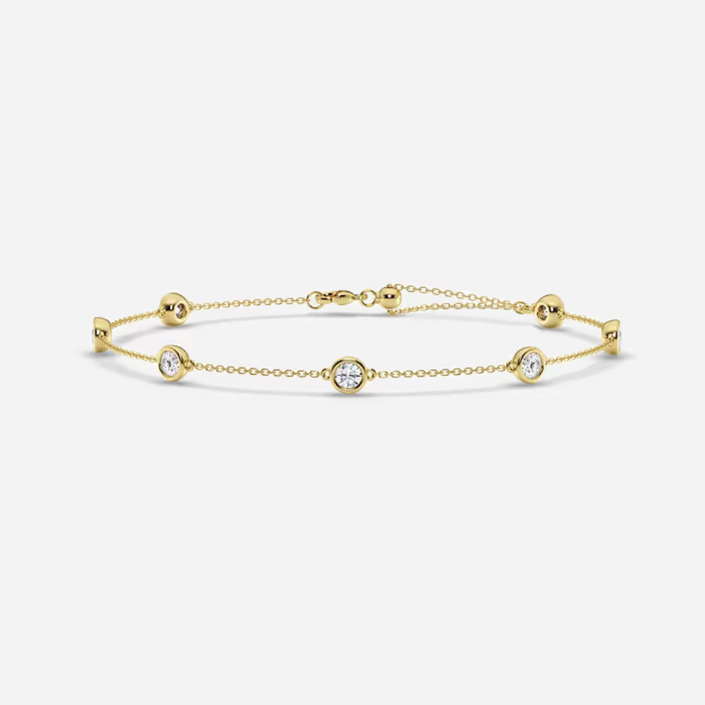 Vault 1.5 CTW Lab Diamond Anklet